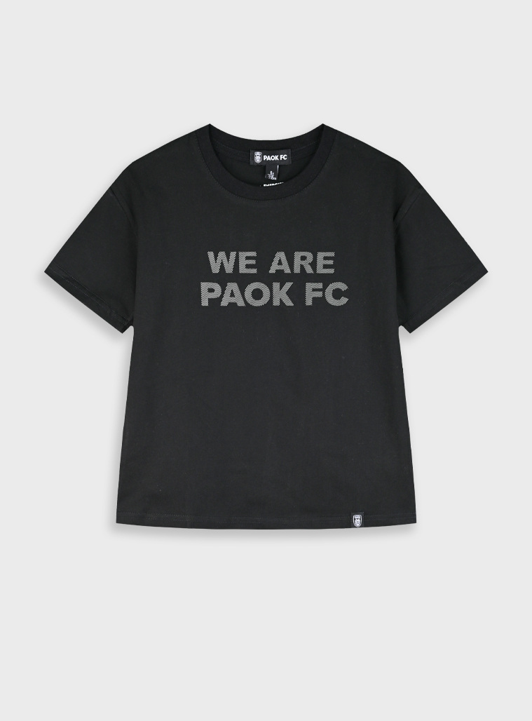 T-shirt PAOK FC | ΜΑΥΡΟ