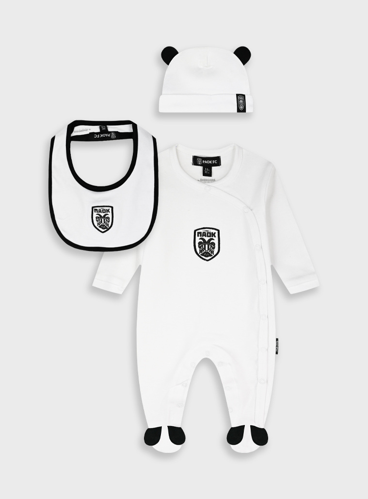 Σετ 3τμχ PAOK FC | ΛΕΥΚΟ