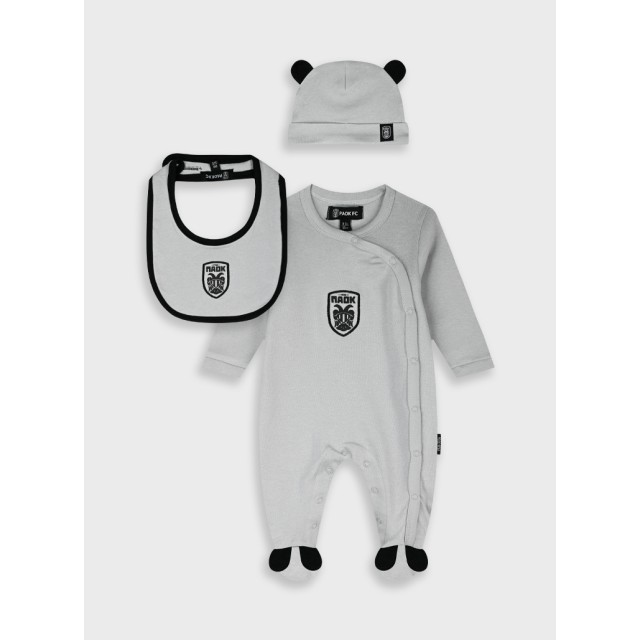 Σετ 3τμχ PAOK FC | ΑΝΟΙΧΤΟ ΓΚΡΙ
