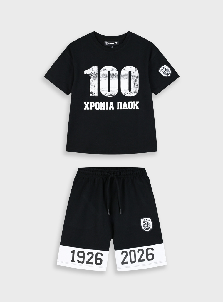 Σετ 2τμχ PAOK FC | ΜΑΥΡΟ