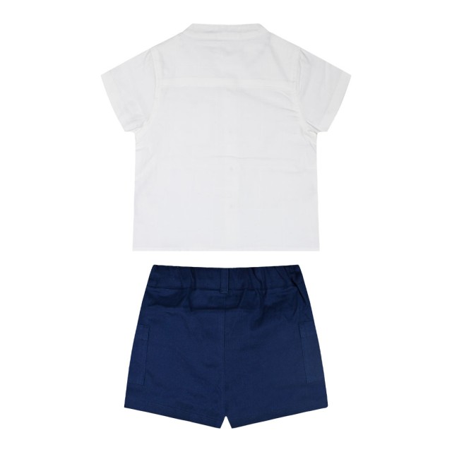 Baby boy΄s 2 piece set with shortsleeve shirt and shorts (3-18 months) | NAVY