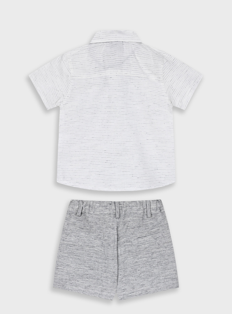 Baby boy΄s 3 piece set (6-18 months) | LIGHT GREY