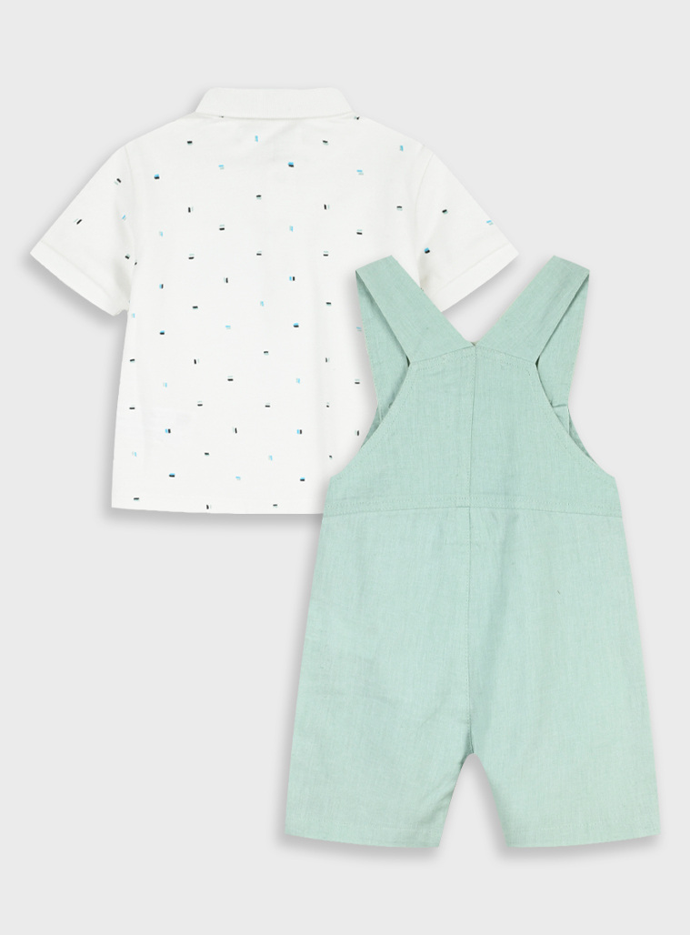 Set of polo with overalls | PEANUT