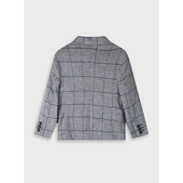 Boy΄s checkered vest for special occassions | BLUE