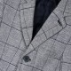 Boy΄s checkered vest for special occassions | BLUE