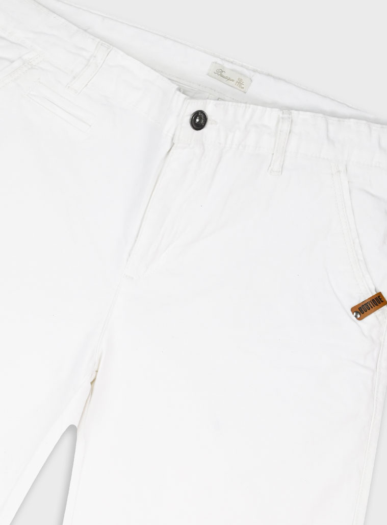 Boutique βερμούδα για αγόρι | ΛΕΥΚΟ