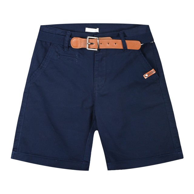 Boy΄s bermuda with belt for special occassions | NAVY