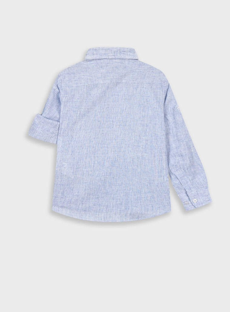 Παιδικό πουκάμισο για καλό ντύσιμο για αγόρι | ΜΠΛΕ