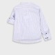 Striped button up shirt | BLUE