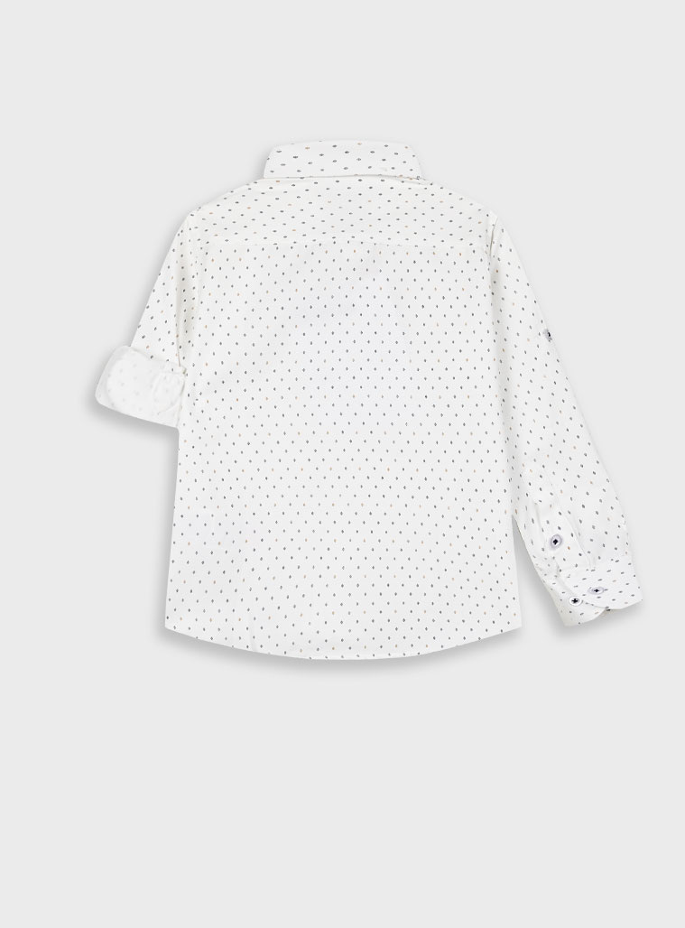 Παιδικό πουκάμισο για καλό ντύσιμο για αγόρι | ΛΕΥΚΟ