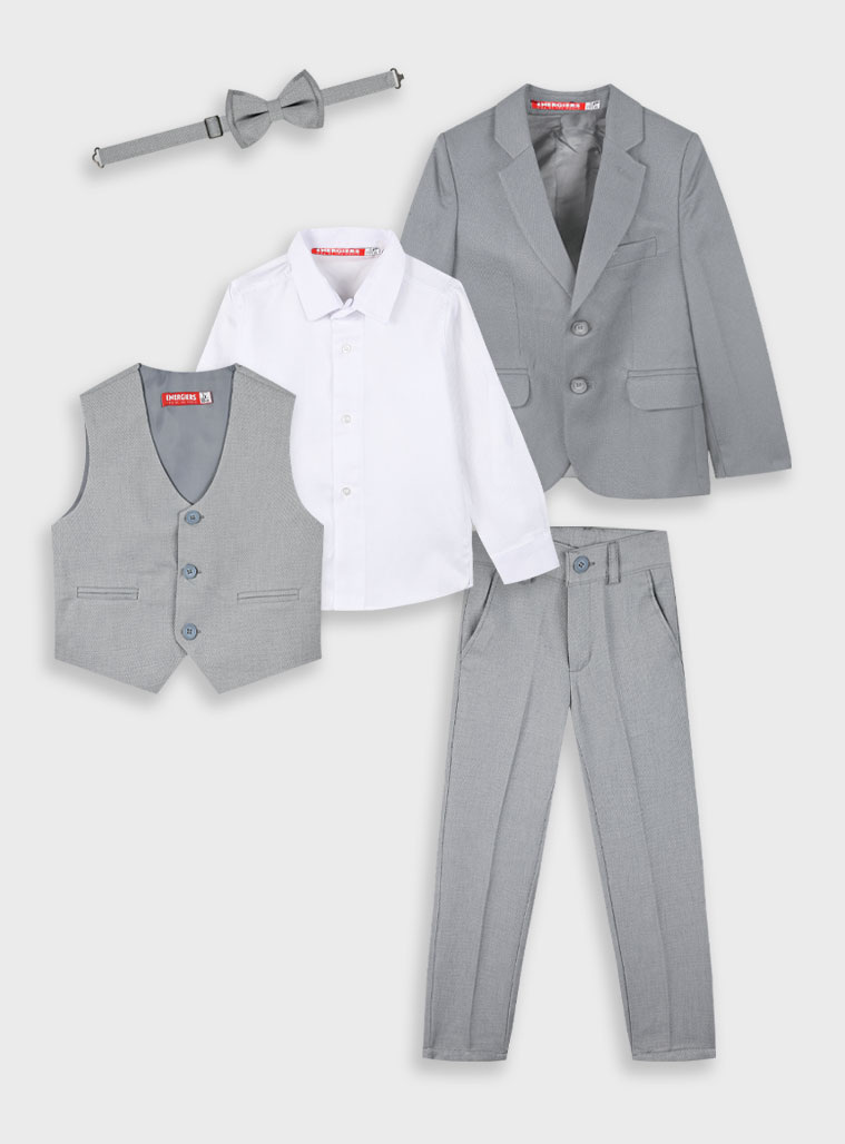 Boutique σετ 5τμχ για αγόρι | ΓΚΡΙ Boutique σετ 5τμχ για αγόρι | ΓΚΡΙ