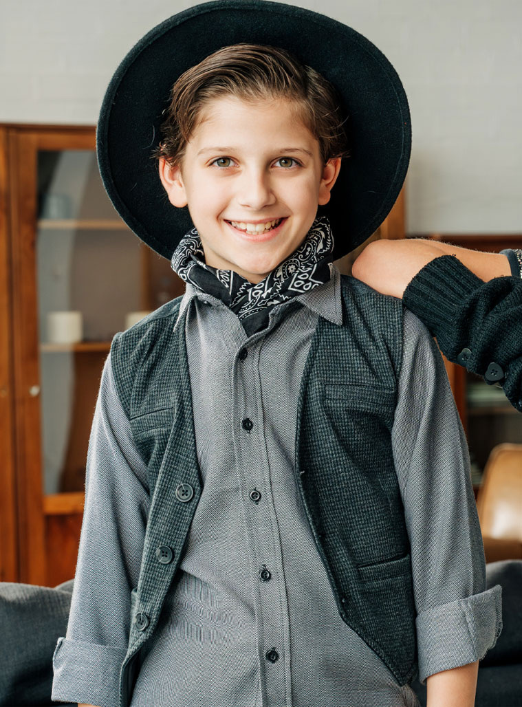 Boutique dress shirt for boys | BLACK Boutique dress shirt for boys | BLACK