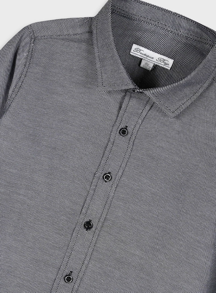 Boutique dress shirt for boys | BLACK Boutique dress shirt for boys | BLACK