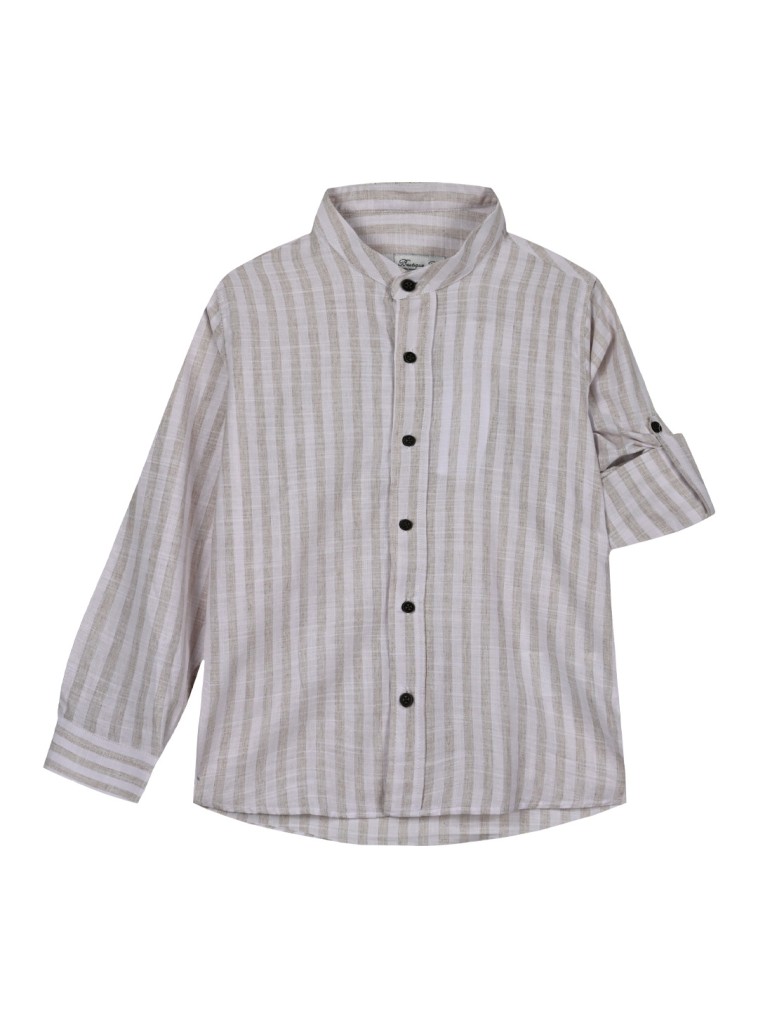 Παιδικό ριγέ πουκάμισο για καλό ντύσιμο για αγόρι | ΜΠΕΖ