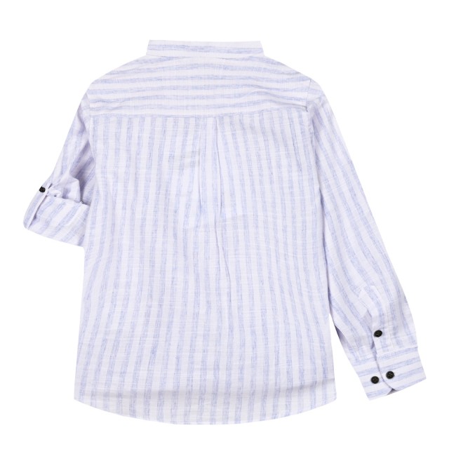 Boy΄s stripped button up shirt for special occassions | BLUE