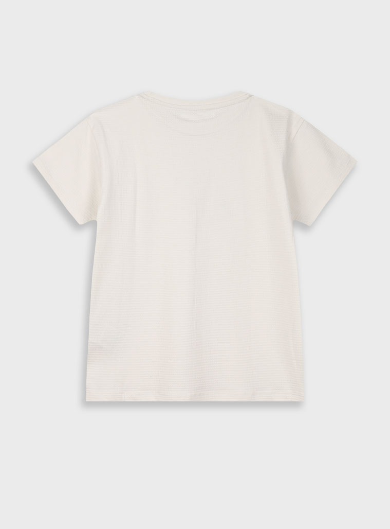 Boutique t-shirt for boys | CREAM