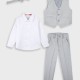 Boutique σετ 4τμχ για αγόρι | ΓΚΡΙ Boutique σετ 4τμχ για αγόρι | ΓΚΡΙ