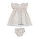 Dress with diaper cover | BEIGE