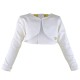 Girl΄s bolero with bow on the back | ECRU