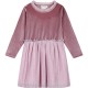 Girl΄s boutique collection velour dress with tulle | PINK