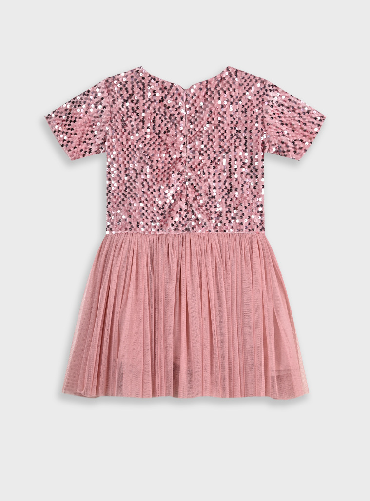 Φόρεμα με παγιέτες και τούλι για κορίτσι. Boutique collection | ΡΑΣΤ