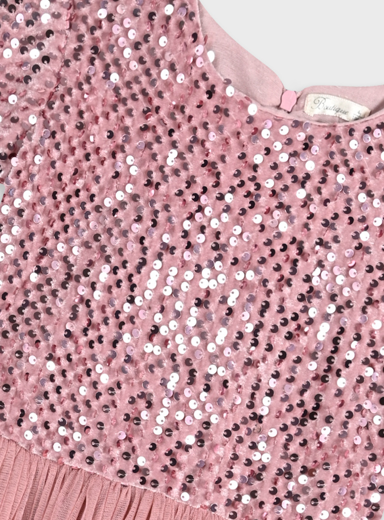 Φόρεμα με παγιέτες και τούλι για κορίτσι. Boutique collection | ΡΑΣΤ