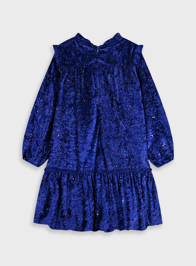 Βελούδινο φόρεμα με φραμπαλά για κορίτσι. Boutique collection | ΜΑΡΕΝ Βελούδινο φόρεμα με φραμπαλά για κορίτσι. Boutique collection | ΜΑΡΕΝ