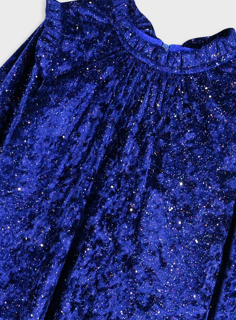 Βελούδινο φόρεμα με φραμπαλά για κορίτσι. Boutique collection | ΜΑΡΕΝ Βελούδινο φόρεμα με φραμπαλά για κορίτσι. Boutique collection | ΜΑΡΕΝ