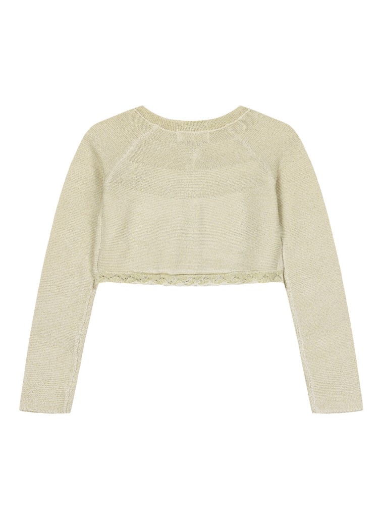 Girl΄s knit bolero for special occassions | ECRU