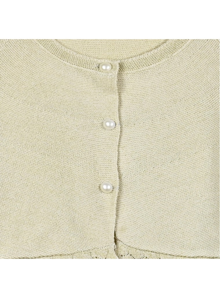 Girl΄s knit bolero for special occassions | ECRU