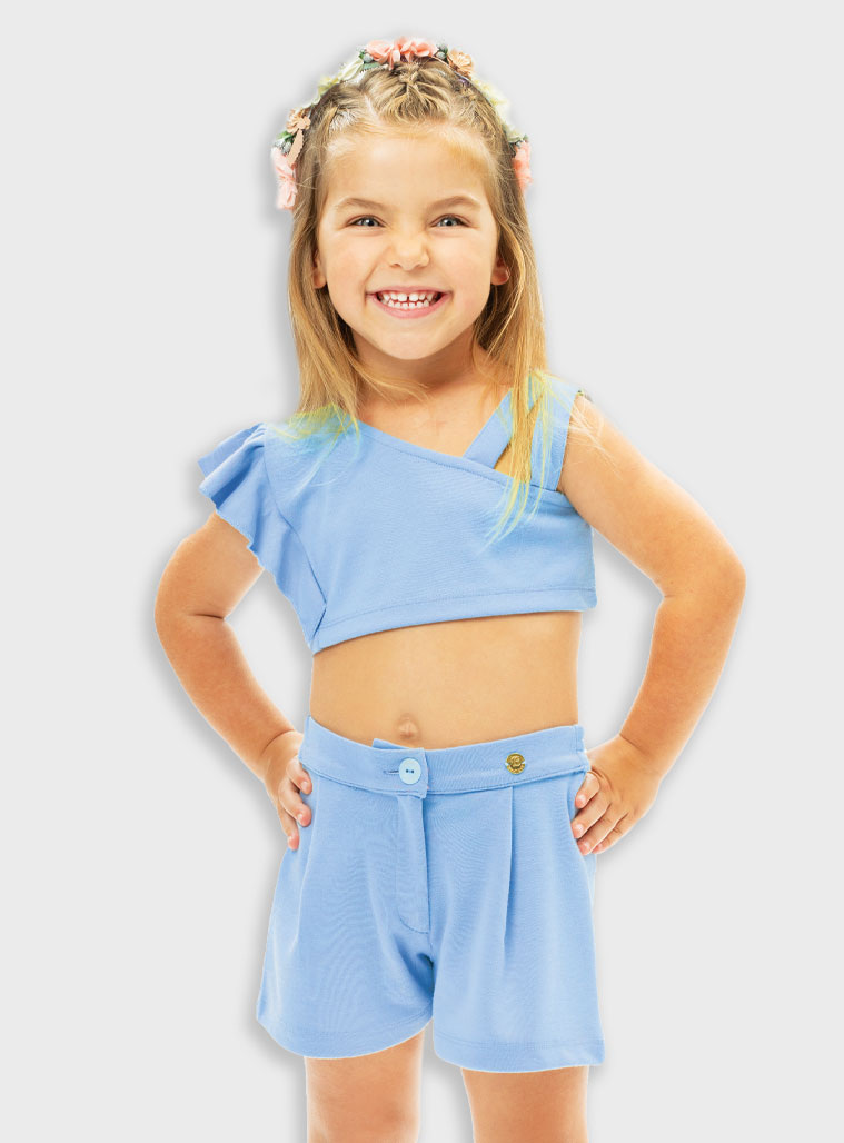 Boutique set for girls | LIGHT BLUE