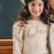 Boutique πλεκτή μπλούζα με τύπωμα για κορίτσι | ΧΡΥΣΟ Boutique πλεκτή μπλούζα με τύπωμα για κορίτσι | ΧΡΥΣΟ