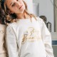 Boutique φούτερ μπλούζα με πέρλες και τύπωμα για κορίτσι | ΕΚΡΟΥ Boutique φούτερ μπλούζα με πέρλες και τύπωμα για κορίτσι | ΕΚΡΟΥ