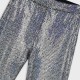 Boutique metallic pants for girls | IRIDESCENT