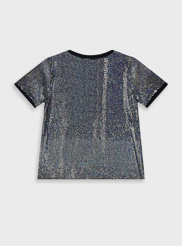 Boutique metallic shirt for girls | IRIDESCENT