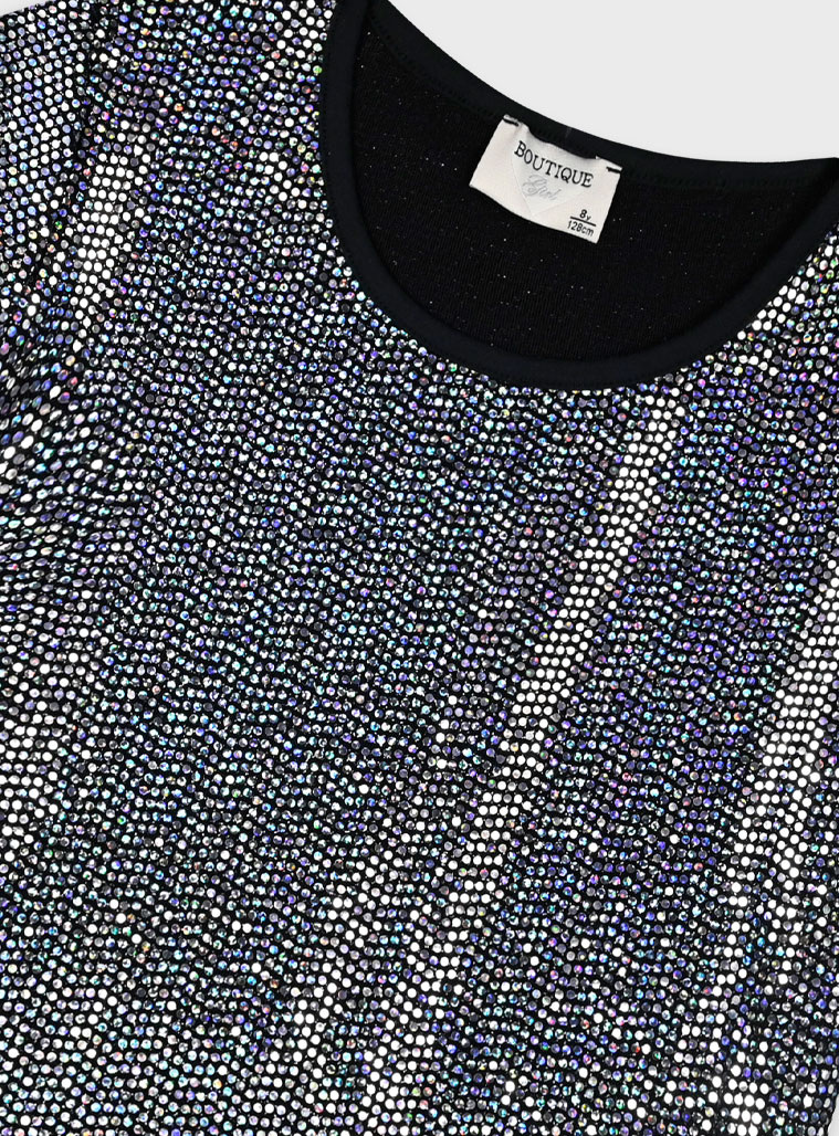 Boutique metallic shirt for girls | IRIDESCENT