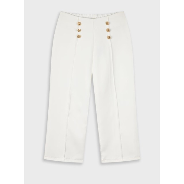 Boutique culottes for girls | WHITE