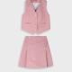 Set of vest with skort | DUSTY PINK