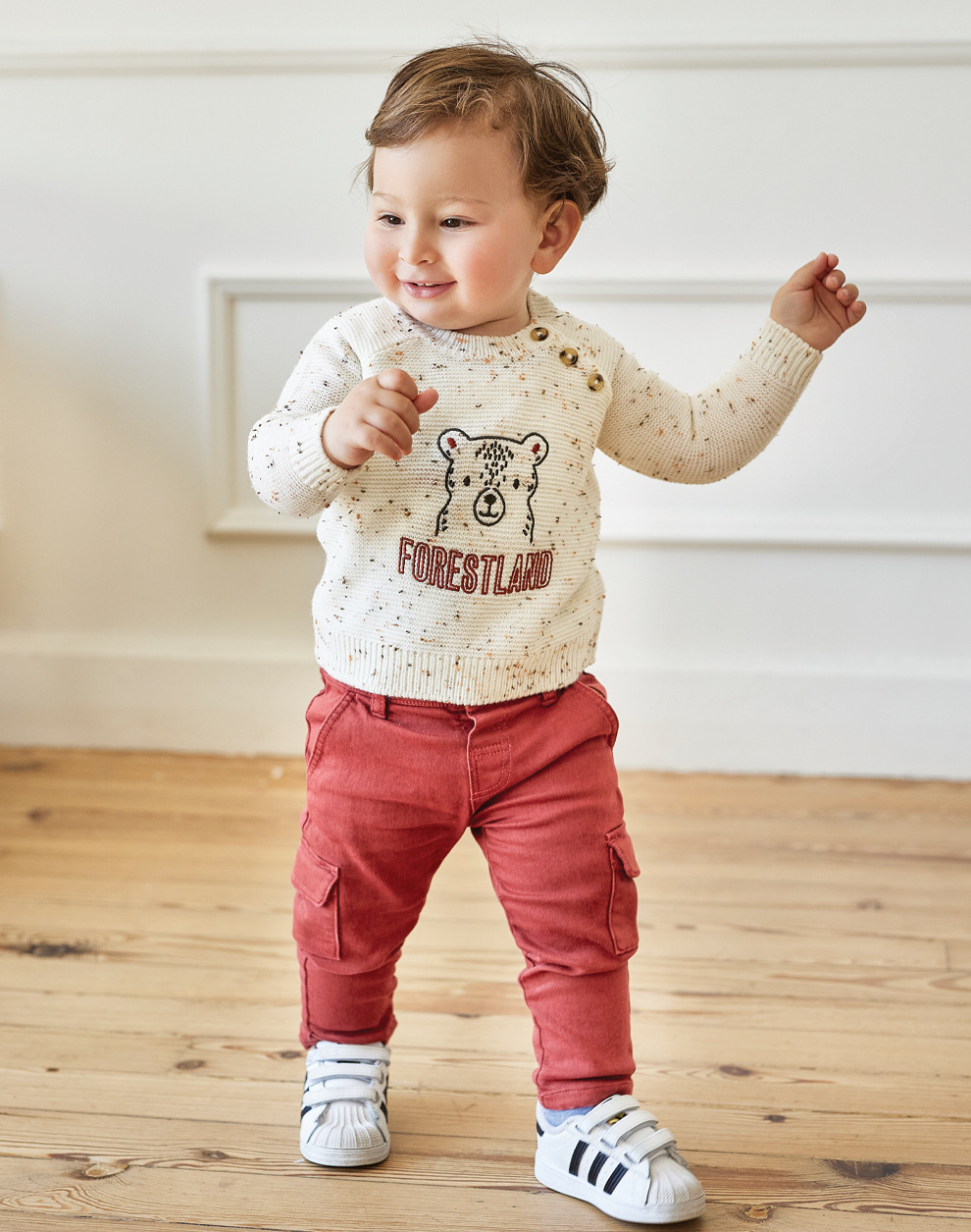 Βρεφικό σετ 2 τεμαχίων για αγόρι. (3-18 μηνών) | ΠΑΠΡΙΚΑ