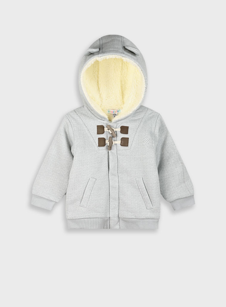 Energiers Βρεφικό μπουφάν για αγόρι (6 - 18 μηνών) | ΑΝΟΙΧΤΟ ΓΚΡΙ