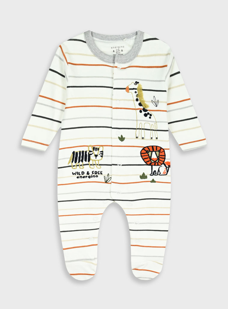 Energiers - ΣΗΜΑΝΤΙΚΟ: Σε περίπτωση διαφοράς τιμής από το κατάστημα ισχύει παντα και μόνο η τιμή του καταστήματος Βρεφικό ριγέ φορμάκι | ΡΙΓΕ