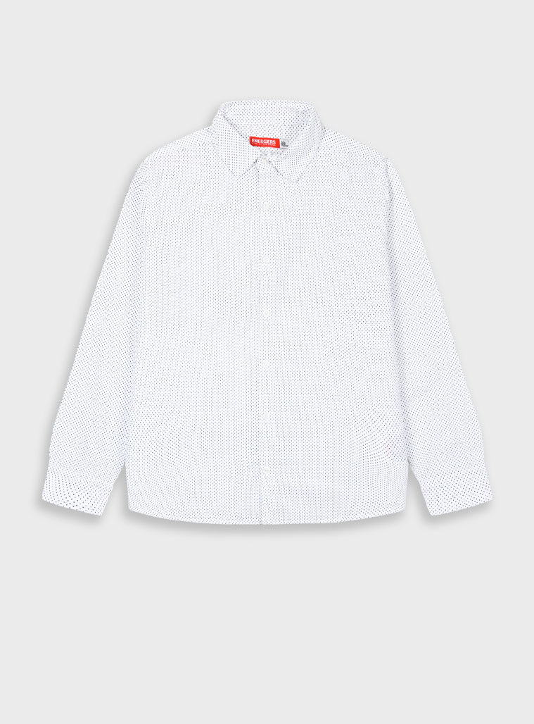 Energiers Energiers Basic Line πουκάμισο για αγόρι | ΛΕΥΚΟ