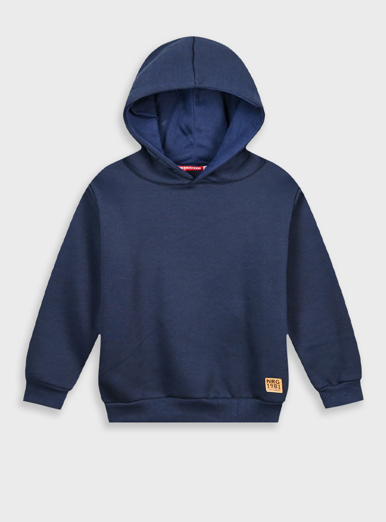 Παιδικά ρούχα Energiers - ΣΗΜΑΝΤΙΚΟ: Σε περίπτωση διαφοράς τιμής από το κατάστημα ισχύει παντα και μόνο η τιμή του καταστήματος Energiers Basic Line μπλούζα φούτερ με κουκούλα | ΜΑΡΕΝ