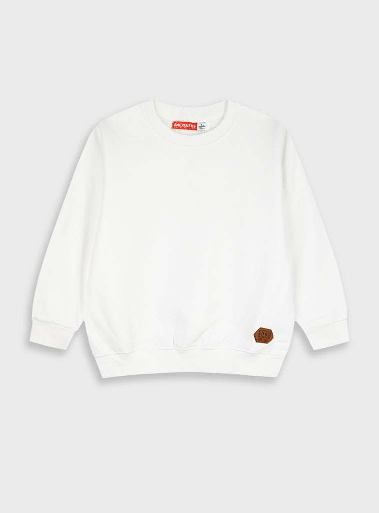 Παιδικά ρούχα Energiers - ΣΗΜΑΝΤΙΚΟ: Σε περίπτωση διαφοράς τιμής από το κατάστημα ισχύει παντα και μόνο η τιμή του καταστήματος Energiers Basic Line μπλούζα φούτερ | ΛΕΥΚΟ