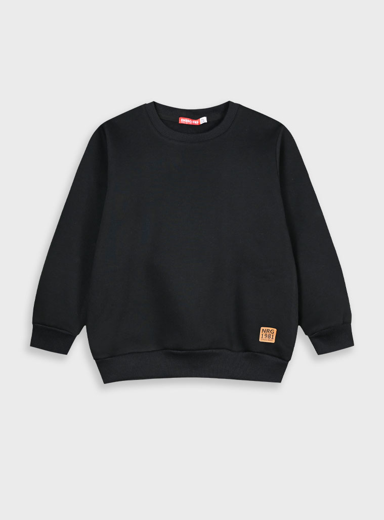 Energiers - ΣΗΜΑΝΤΙΚΟ: Σε περίπτωση διαφοράς τιμής από το κατάστημα ισχύει παντα και μόνο η τιμή του καταστήματος Energiers Basic Line μπλούζα φούτερ | ΜΑΥΡΟ