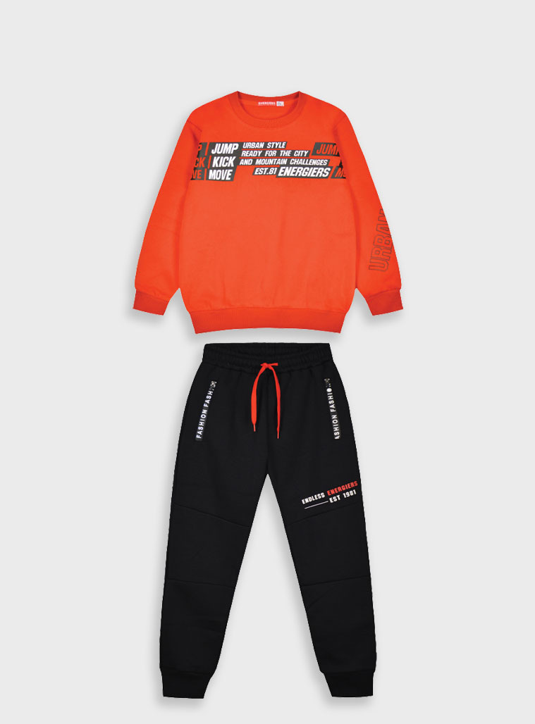 Energiers - ΣΗΜΑΝΤΙΚΟ: Σε περίπτωση διαφοράς τιμής από το κατάστημα ισχύει παντα και μόνο η τιμή του καταστήματος Φούτερ φόρμα με τύπωμα | ΜΑΥΡΟ