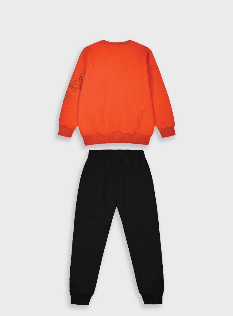 Φούτερ φόρμα με τύπωμα | ΜΑΥΡΟ φωτογραφία