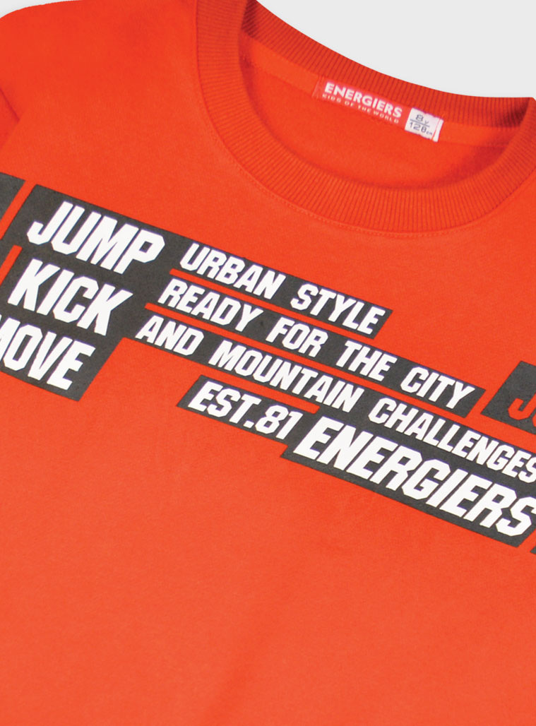 Φούτερ φόρμα με τύπωμα | ΜΑΥΡΟ φωτογραφία