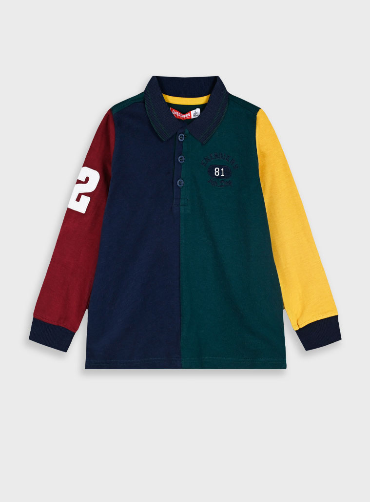 Μακρυμάνικο πόλο για αγόρι | ΣΚΟΝΙΣΜΕΝΟ ΠΡΑΣΙΝΟ