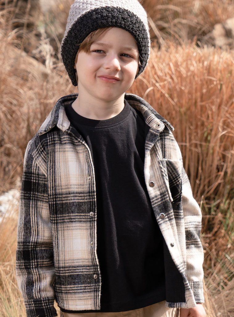 Παιδικά ρούχα Energiers - ΣΗΜΑΝΤΙΚΟ: Σε περίπτωση διαφοράς τιμής από το κατάστημα ισχύει παντα και μόνο η τιμή του καταστήματος Καρρώ πουκάμισο/ζακέτα | ΜΑΥΡΟ